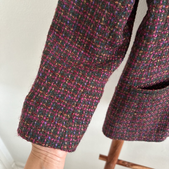 Vintage oversized embroidered blazer - Picture 3 of 9